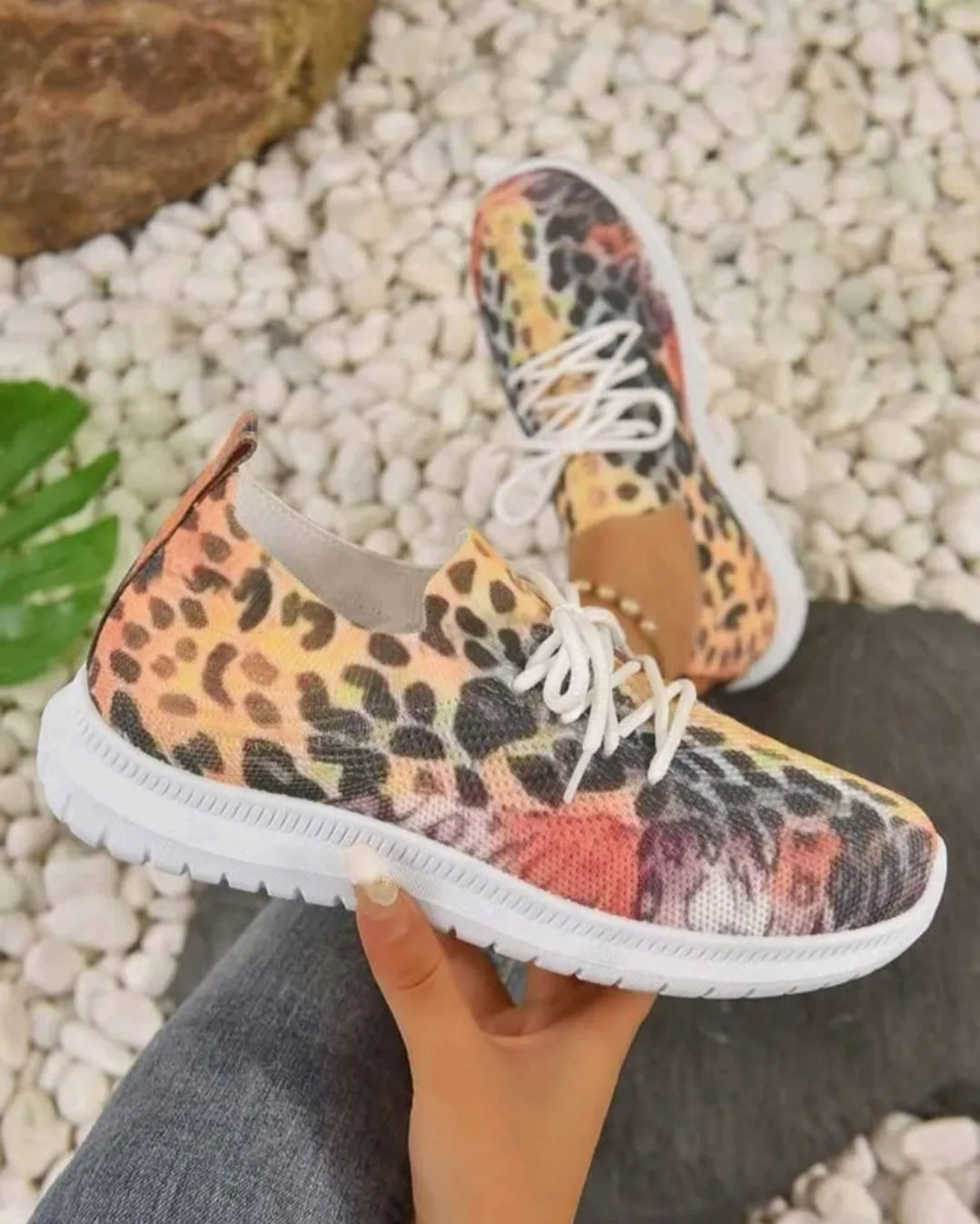 Women's Leopard Print Sneakers (Shein) - sz 9 image indicator(6)