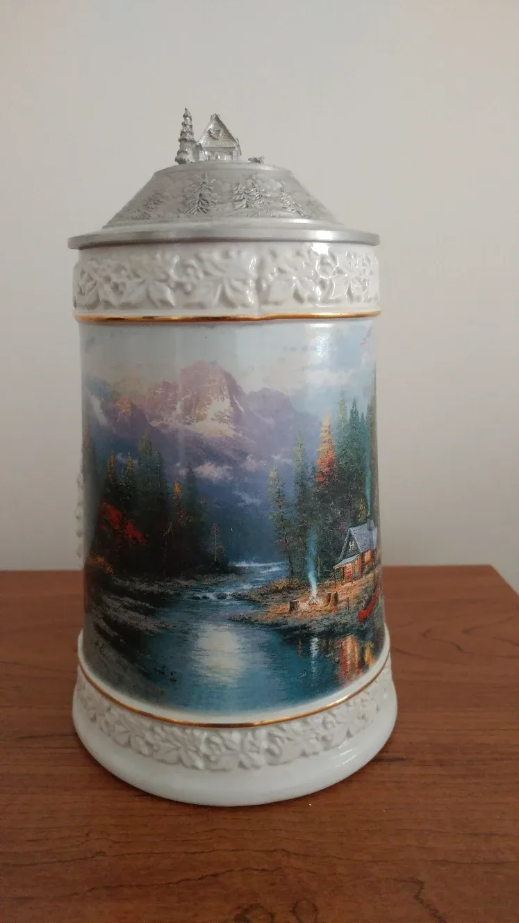 Thomas Kinkade Stein with Lid image indicator(2)