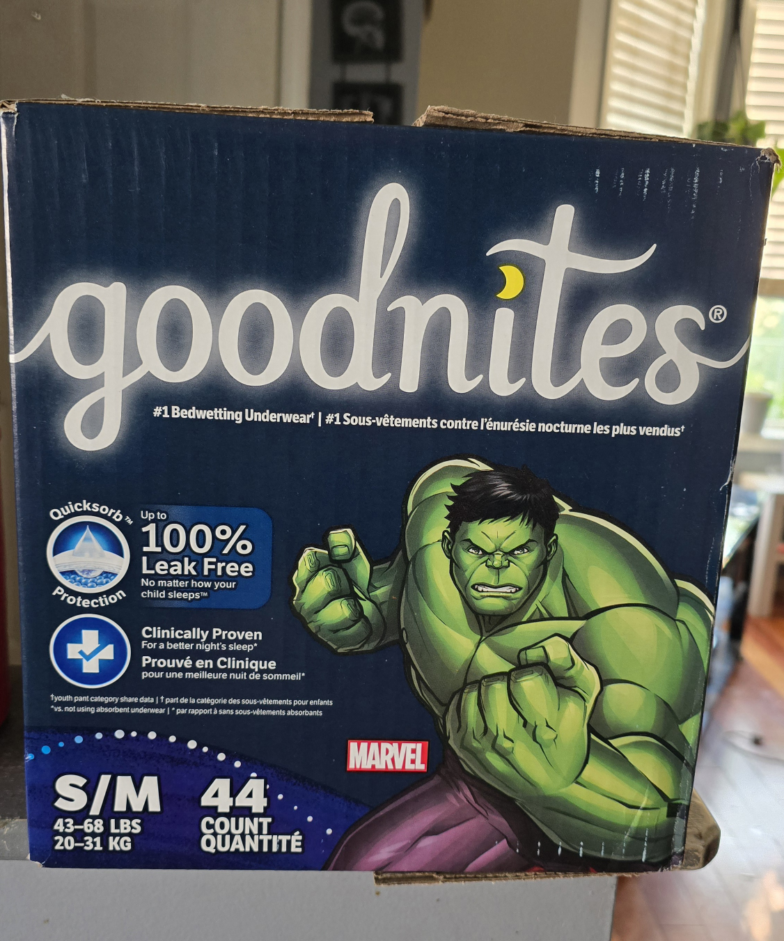 Goodnites Pull-Ups, size S/M (43-68lbs)