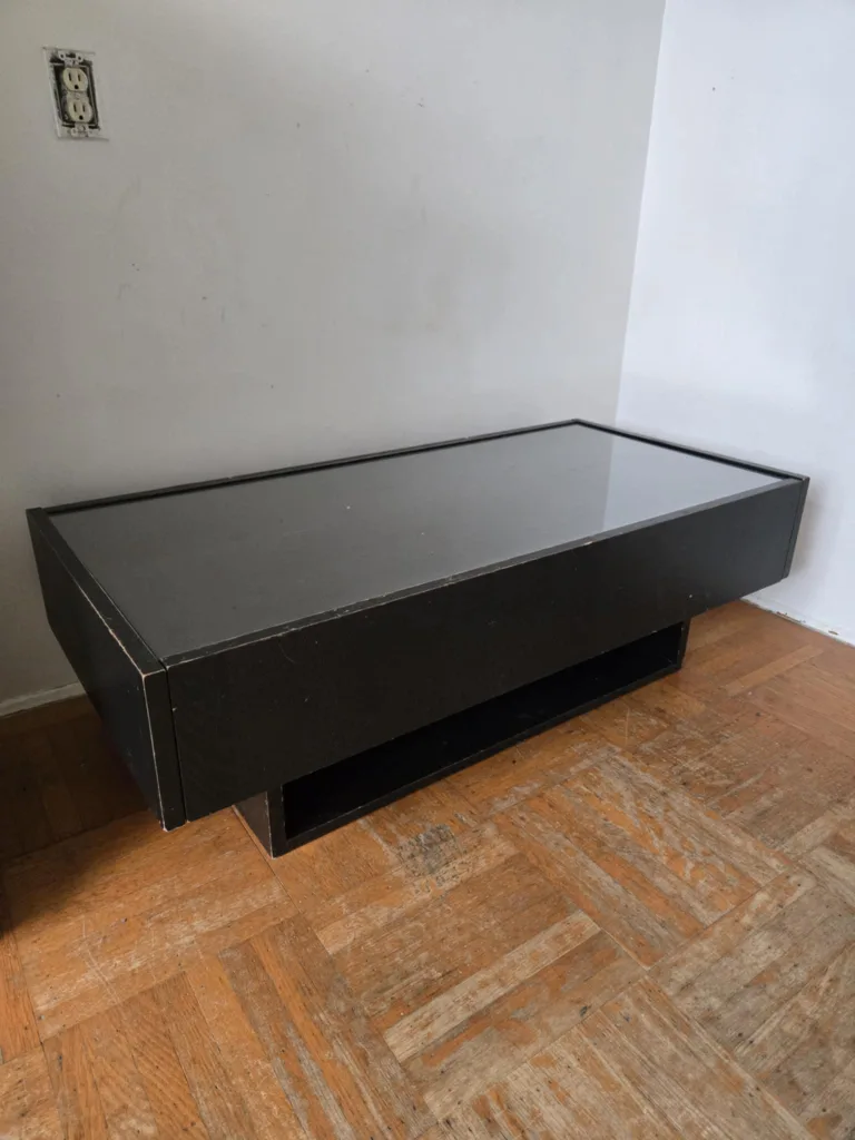 Black Rectangular Coffee Table thumbnail