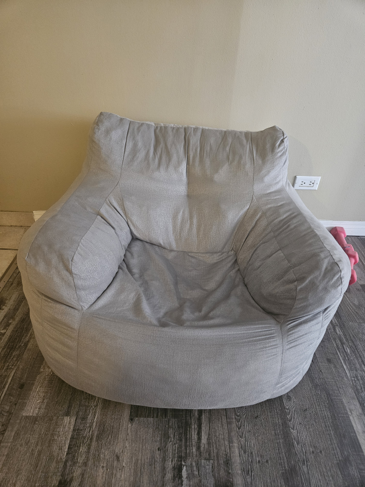 Grey Memory Foam Lounge Chair