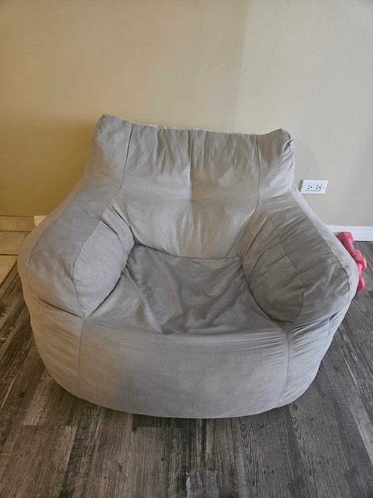 Grey Memory Foam Lounge Chair thumbnail