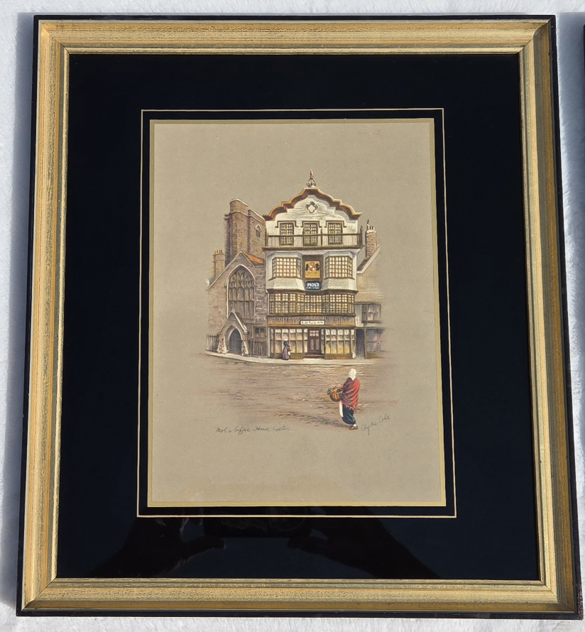 Vintage Clyde Cole Framed Pictures - photo 4