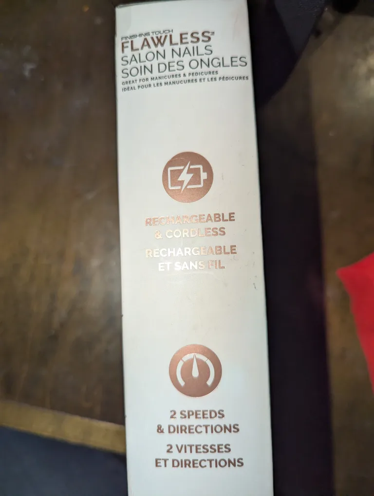 rechargeable mani pedi nail kit. NIB image indicator(2)