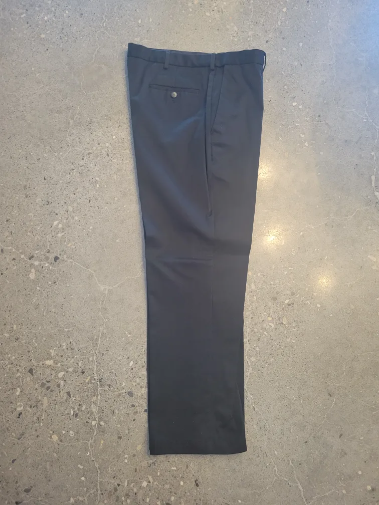 Haggar Men's Black Dress Pants 36x30 image indicator(2)