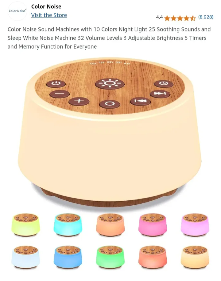 NEW!   White Noise Sound Machine image indicator(2)