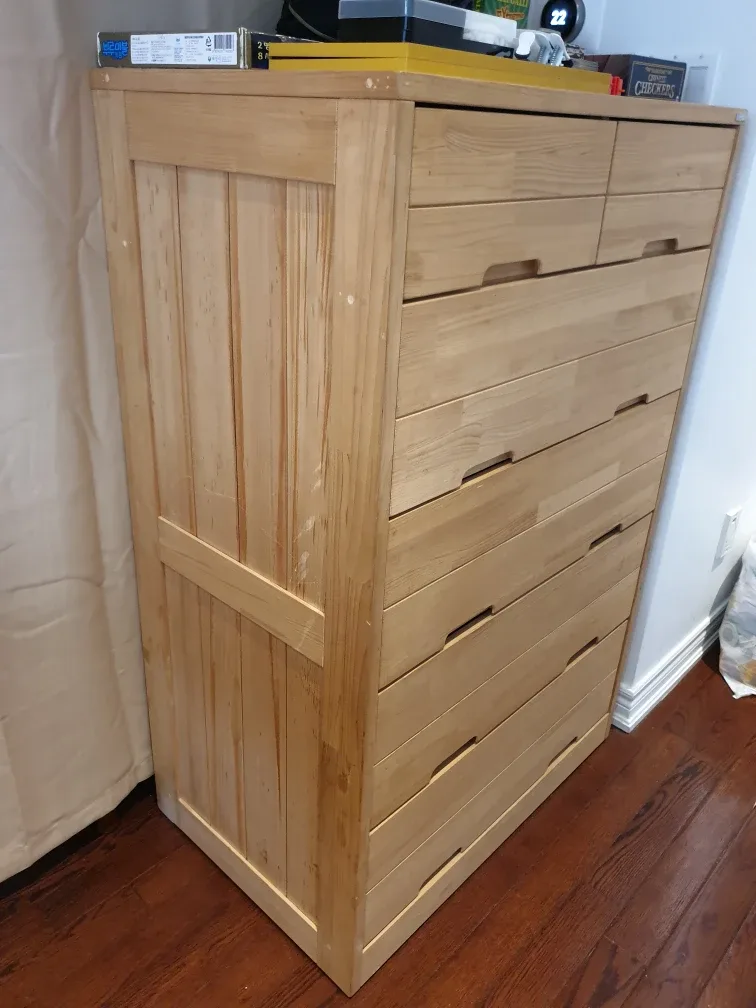 Wooden Dresser With Drawers image indicator(6)