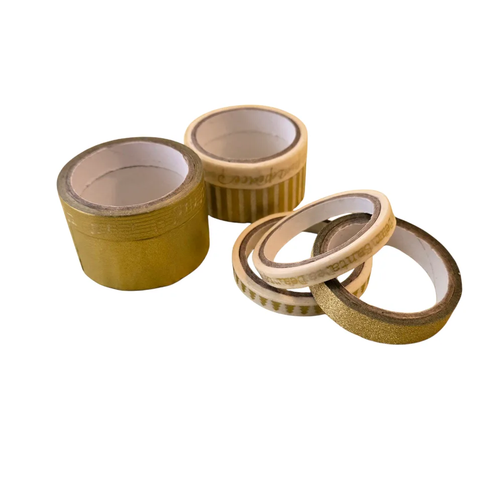 Four Rolls of Decorative Washi Tape thumbnail
