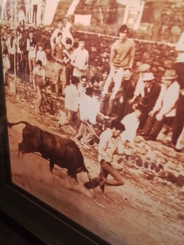 Vintage Photo "Running of the Bulls Pamplona Spain" - photo 2