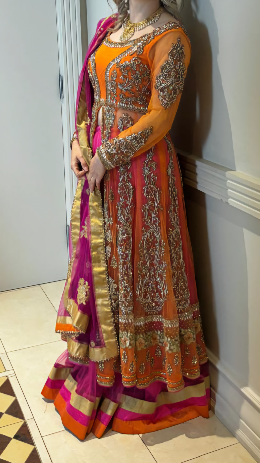 Indian/Pakistani Sharara Wedding Outfit