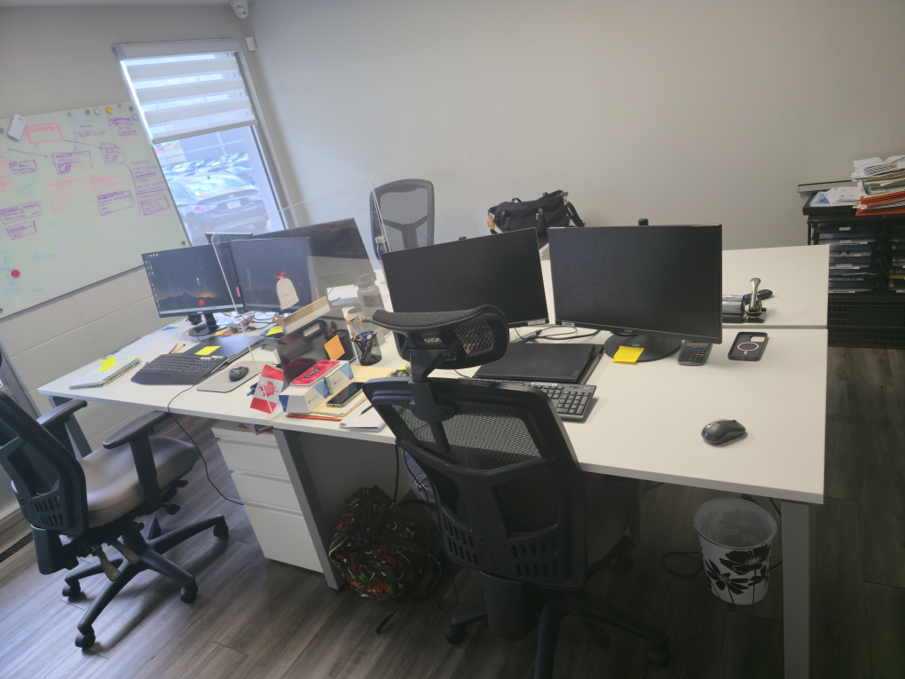 White Office Desk