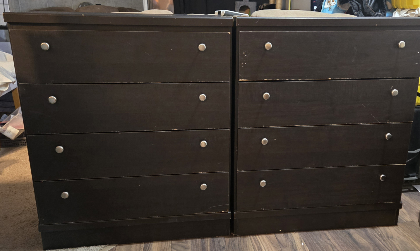 Just Cosmetic  Two Dark Brown Dresser & nightstand - photo 2