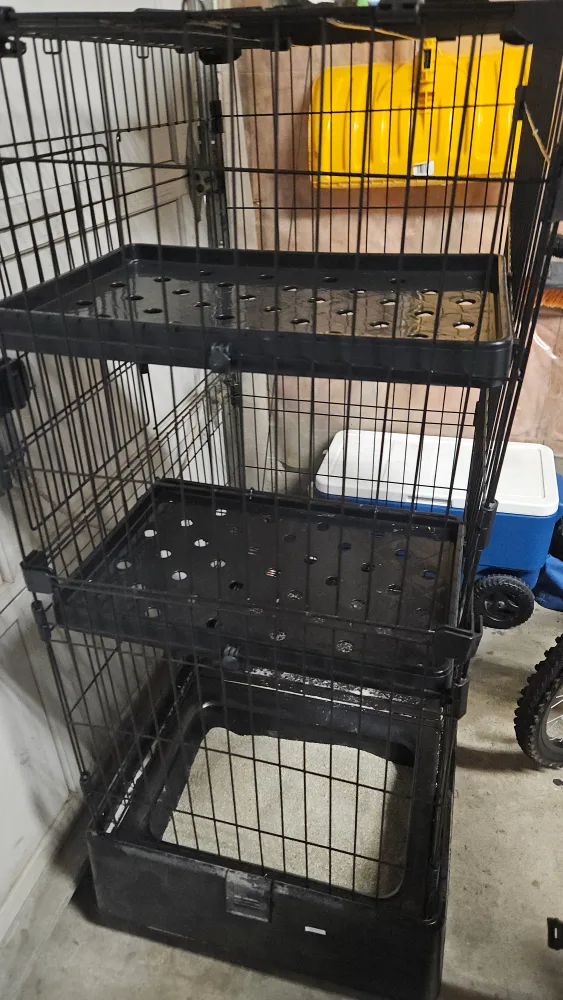 3 Tier Cat Cage - Great Condtion thumbnail