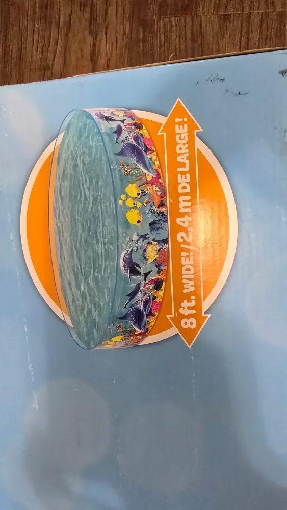 Play Day 8ft Round Inflatable Pool - New in Box! thumbnail