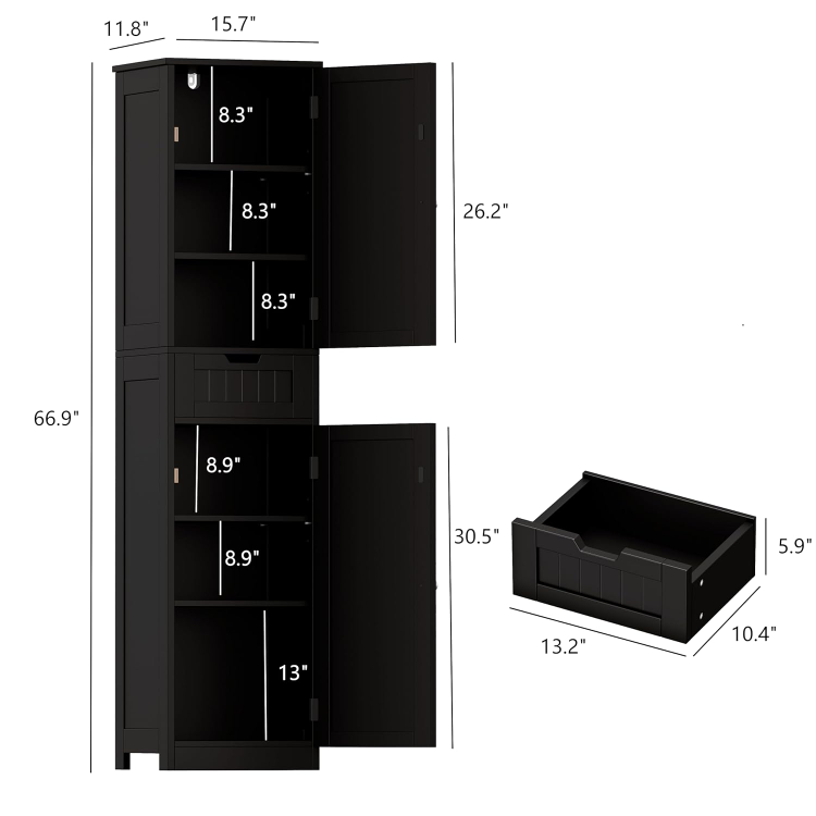 Tall Storage Cabinet - photo 4