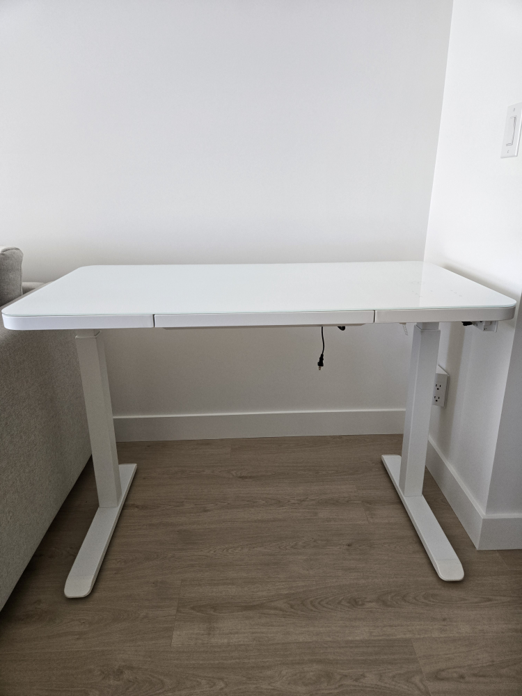Adjustable White Standing Desk - photo 2