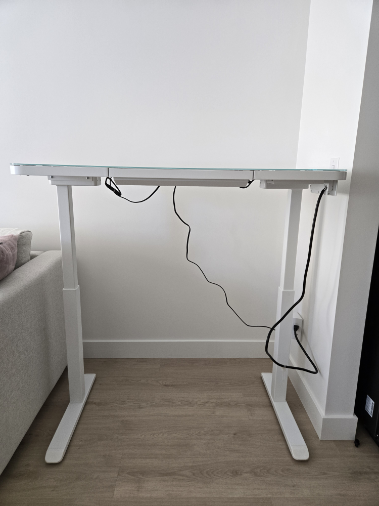 Adjustable White Standing Desk - photo 4