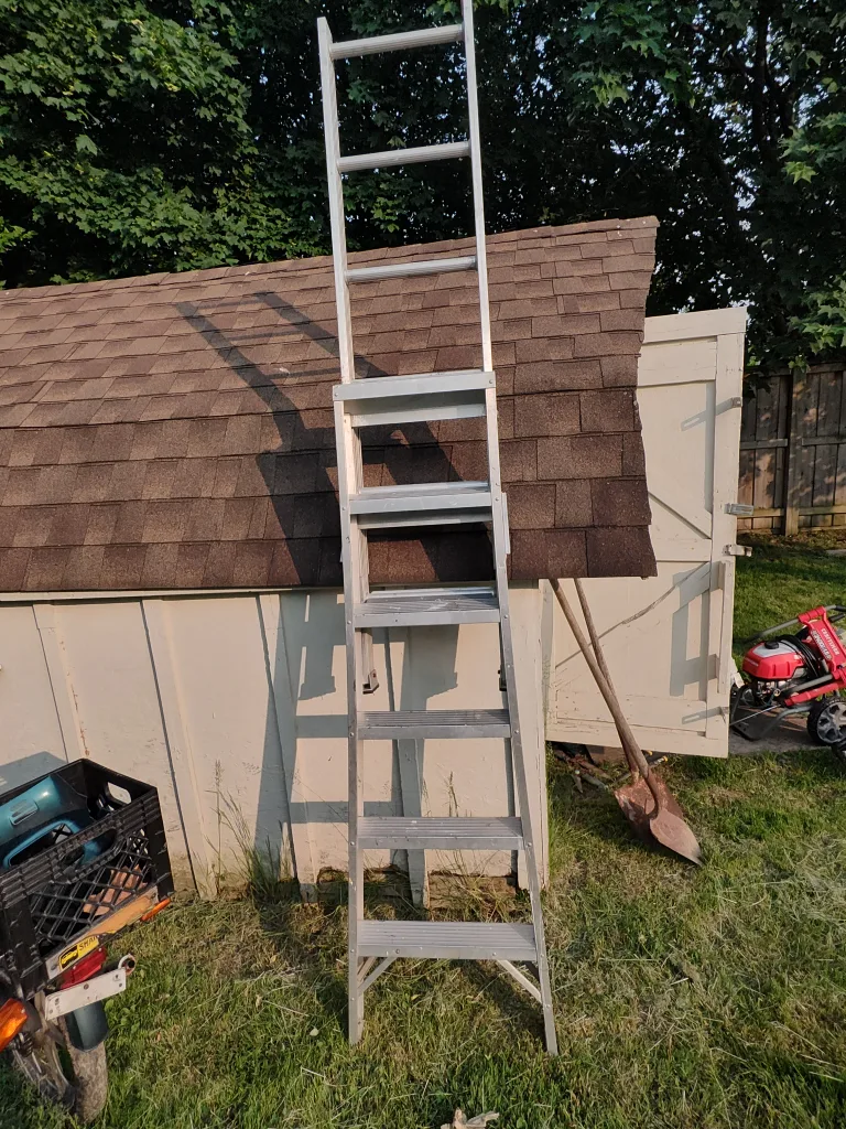 Aluminum Multi-Position Ladder✨ image indicator(4)