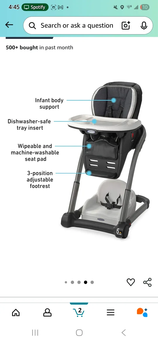 Graco 6-in-1 High Chair image indicator(6)