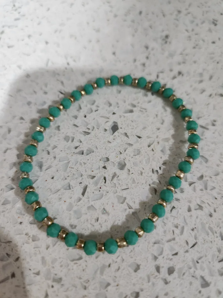 Turquoise Beaded Bracelet #freecycle thumbnail