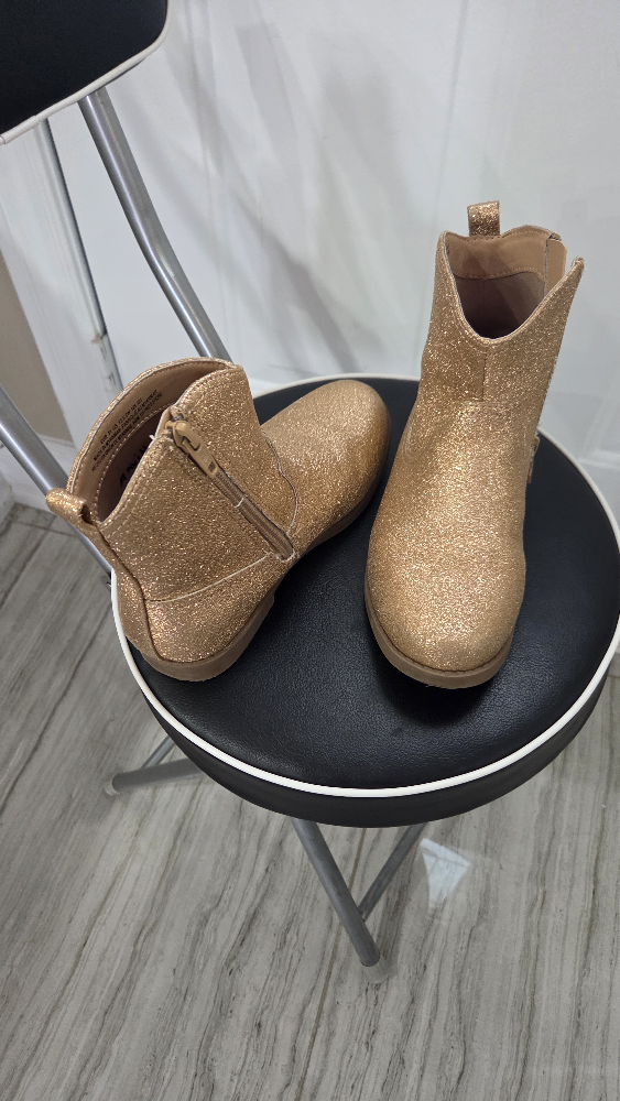 Gold Glitter Boots - kids size US 13.5 ,Eur 31 - photo 2