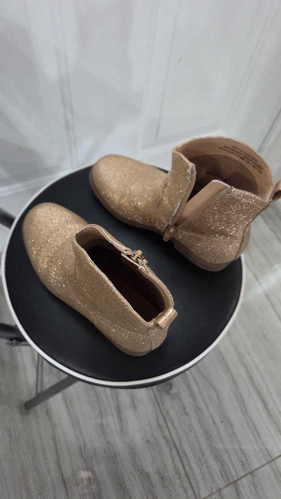 Gold Glitter Boots - kids size US 13.5 ,Eur 31 - photo 3