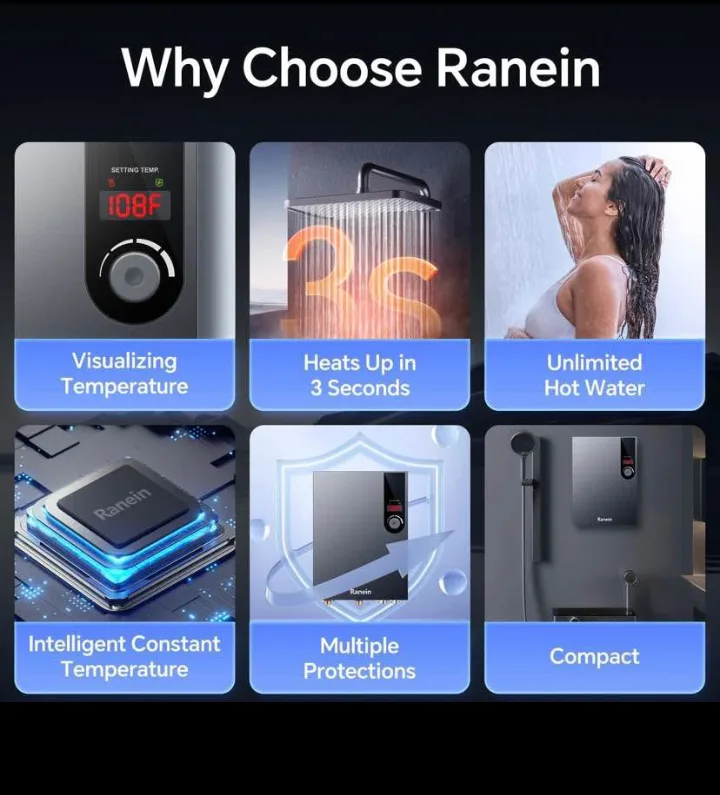 Ranein High-Power Electric Water Heater thumbnail