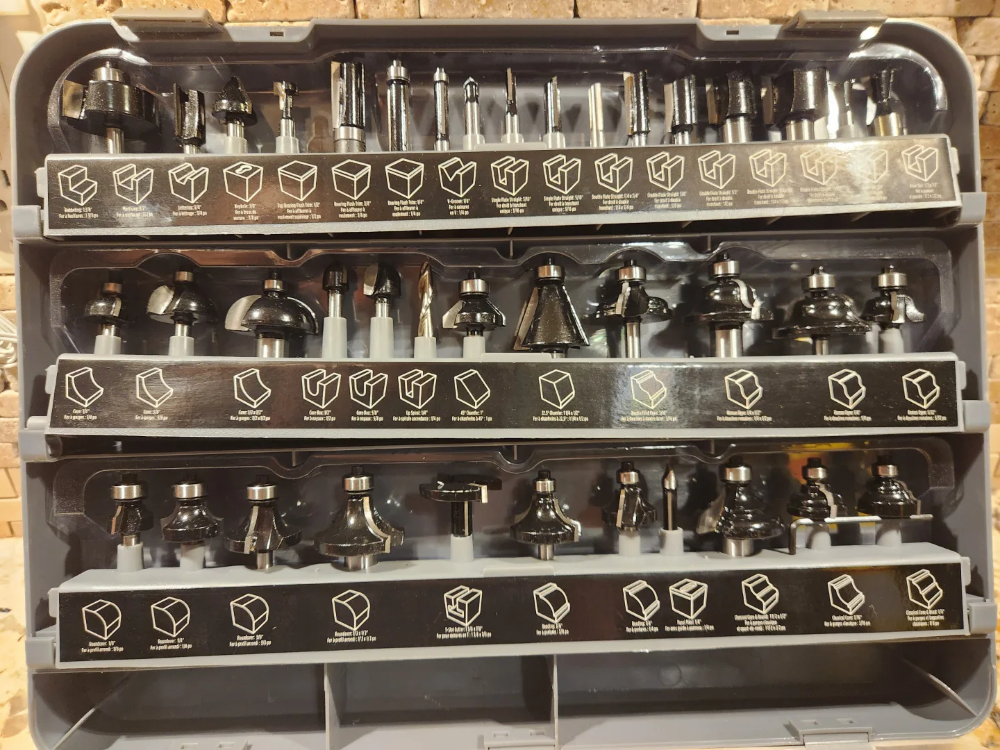 Maximum 40 Piece Router Carbide Bit Set image indicator(5)