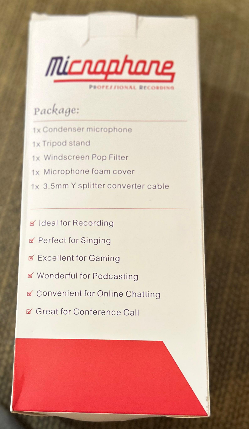 Microphone Professional Recording Condenser Microphone Kit - photo 2