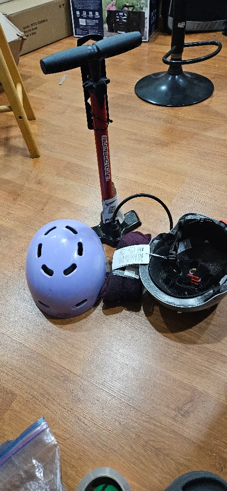 Kids Bike Helmet & Supercycle Pump thumbnail