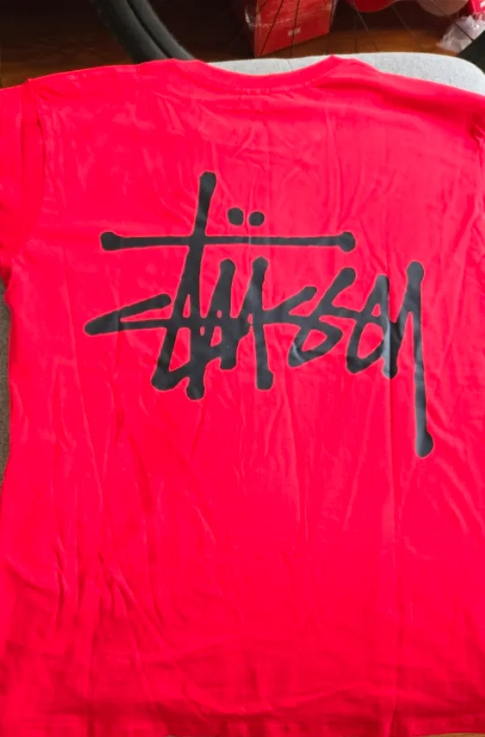 Stussy Red T-Shirt - Size L thumbnail