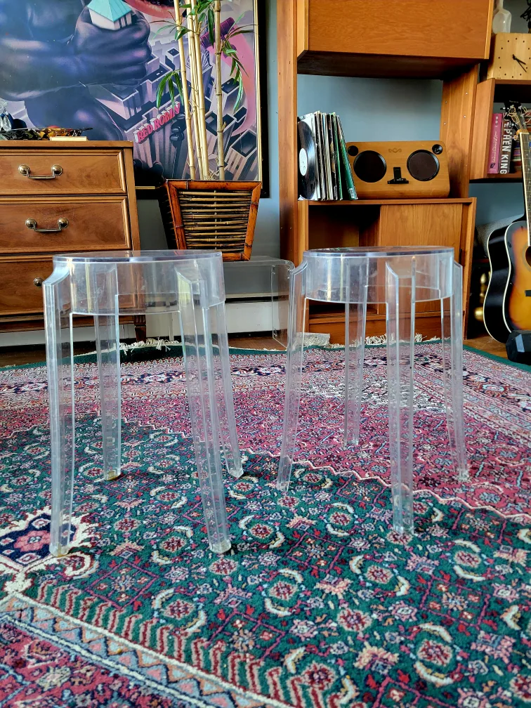 Charles Ghost Chair(s) by Kartell (4 available in total) thumbnail