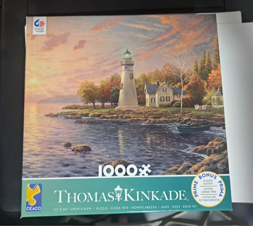Thomas Kinkade Lighthouse Puzzle thumbnail