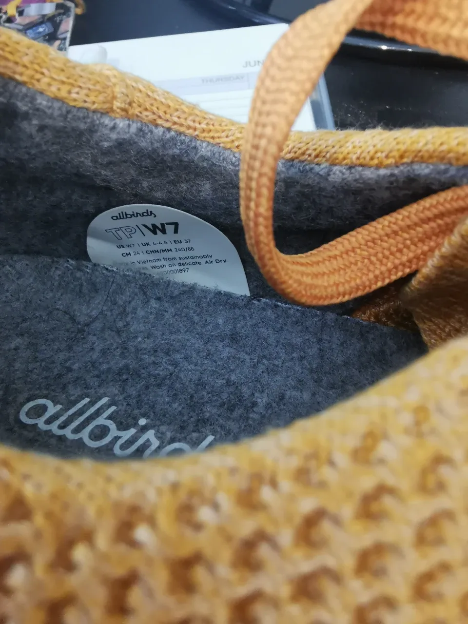 Allbirds Mustard Yellow Runners s7 image indicator(9)