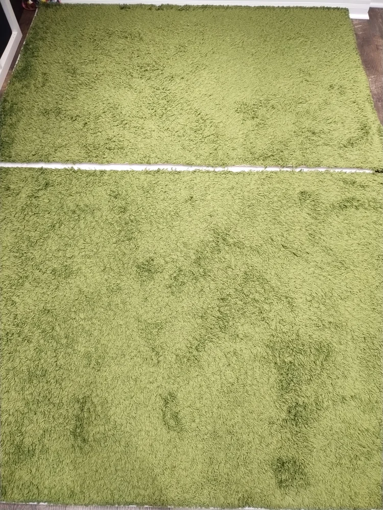 2pcs Green Shag Rug (1pc size 195cm x 133cm) image indicator(3)