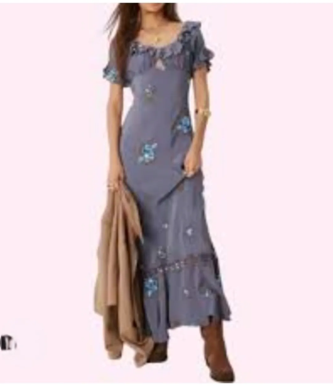 Free People Bali Santa Cruz Floral Maxi Dress thumbnail