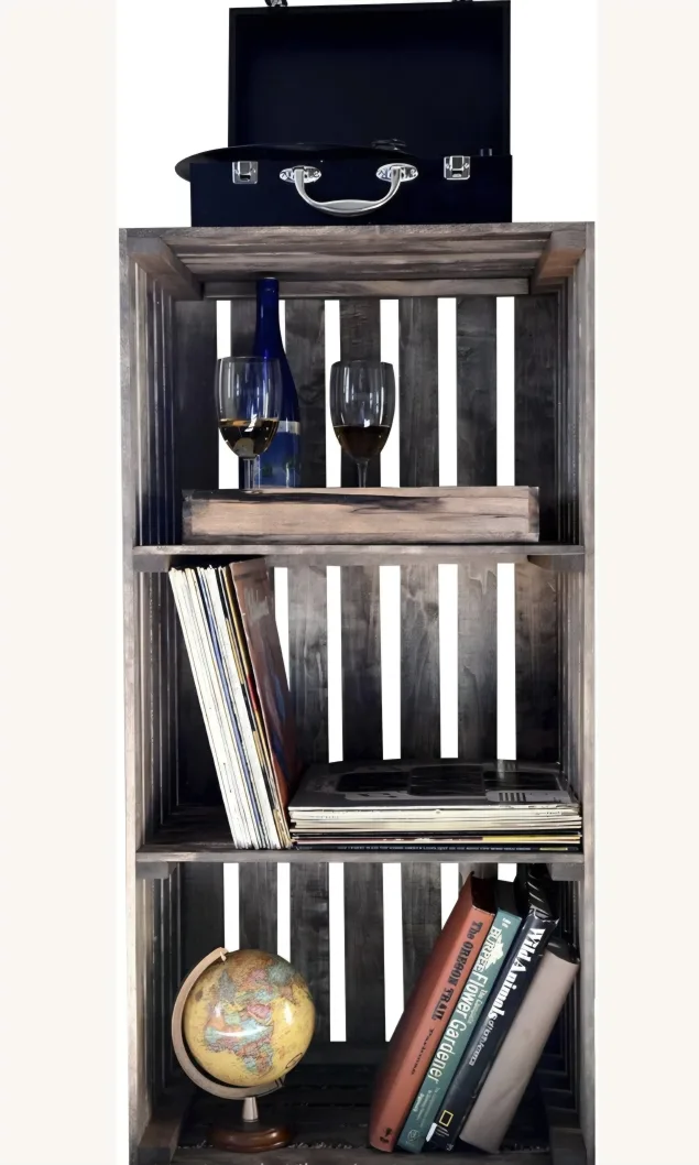 Wood Media Shelves - Record/Vinyl Storage thumbnail