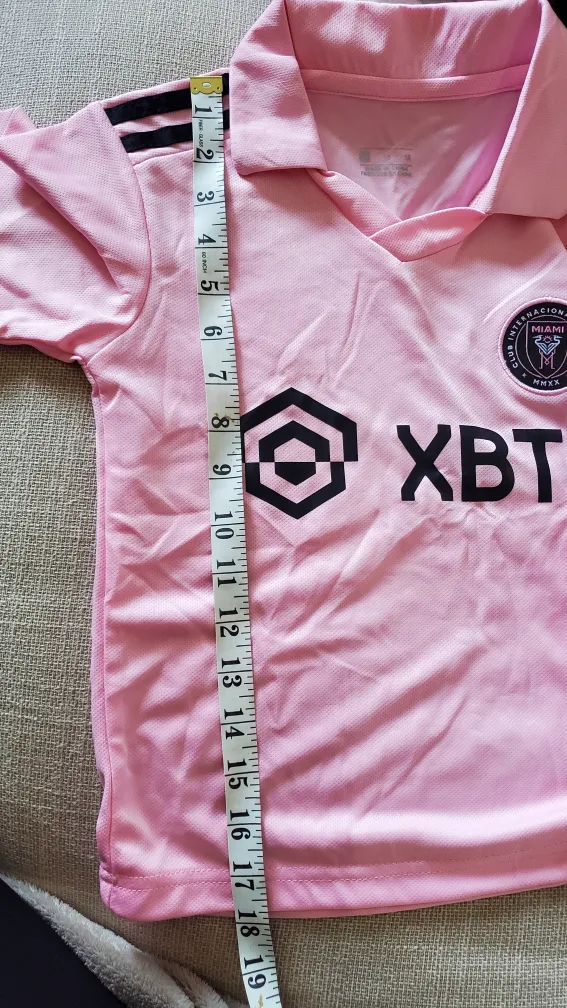 kids Inter Miami CF Pink Soccer Jersey and Shorts Set 4-5 years image indicator(9)