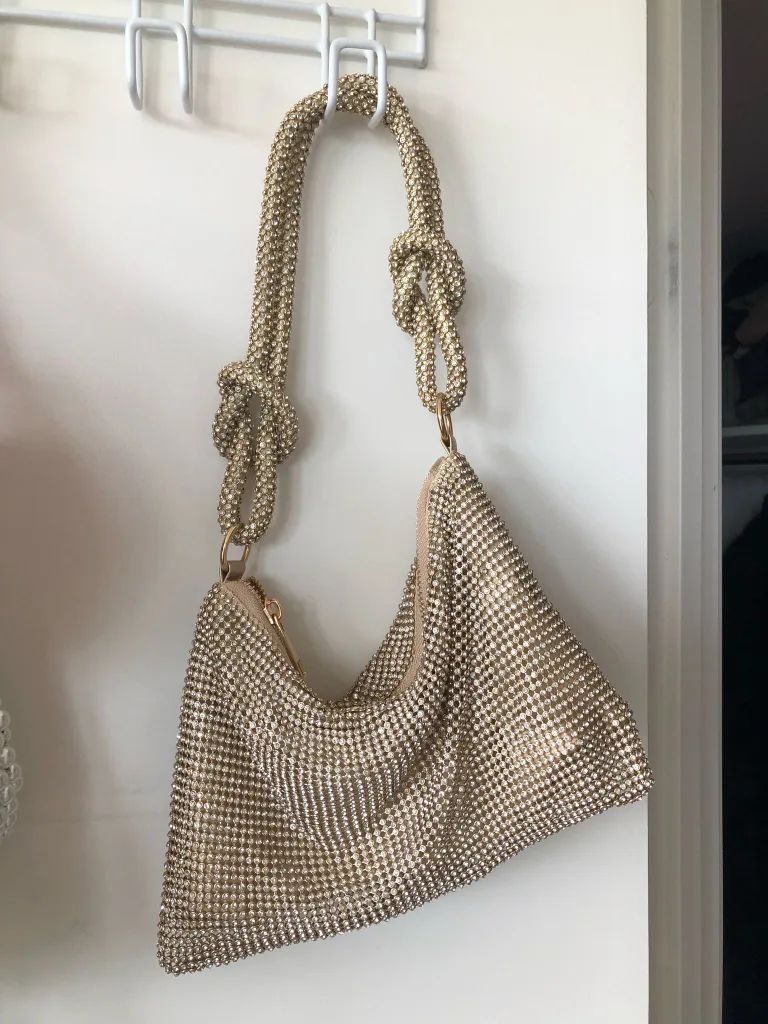Gold Rhinestone Evening Bag thumbnail