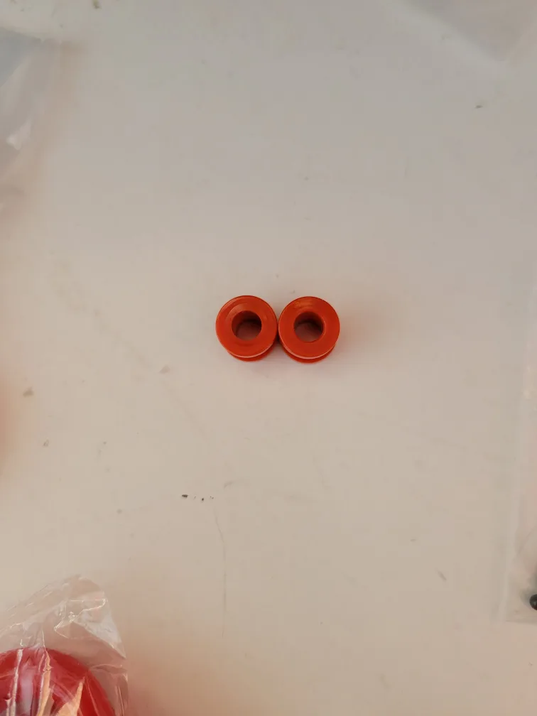 Red Acrylic Tunnels - Set of Two thumbnail