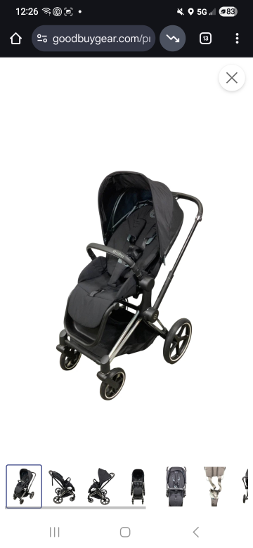 Cybex Priam Stroller - Black