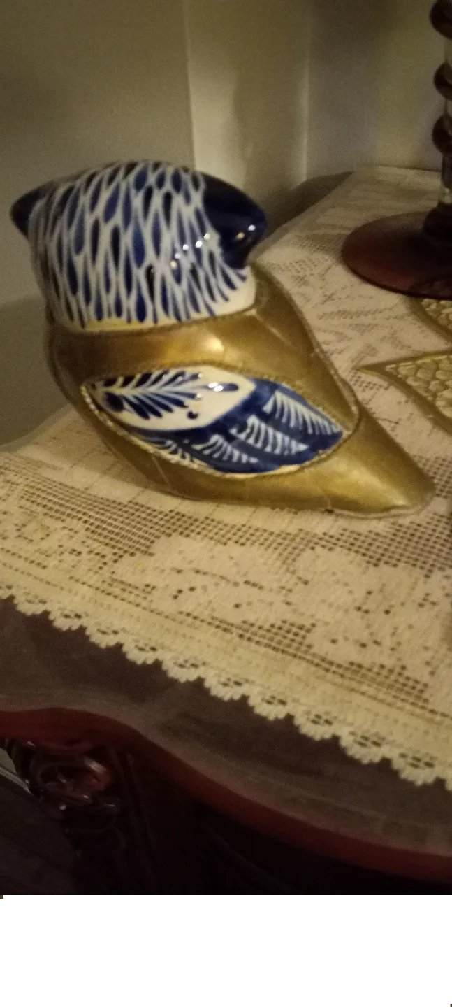 PORCELAIN OWL in Sergio Bustamante style image indicator(3)