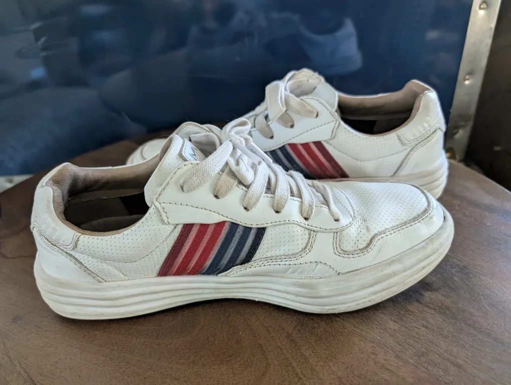 Mark Nason Los Angeles White Sneakers thumbnail
