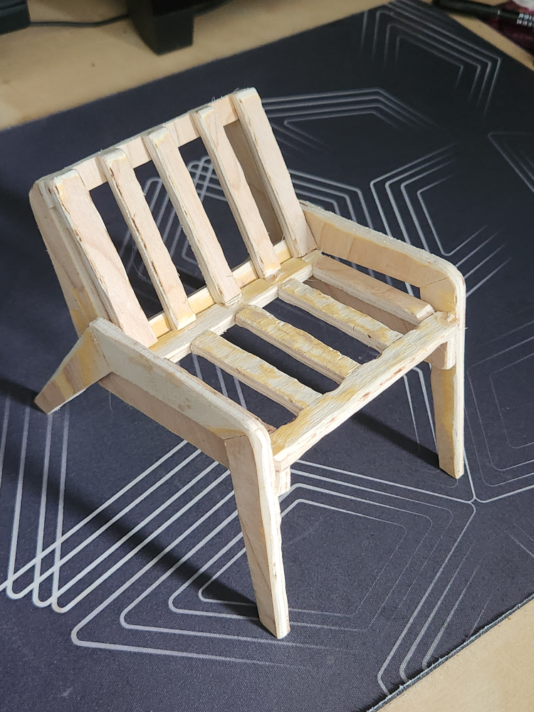 Miniature Wooden Chair