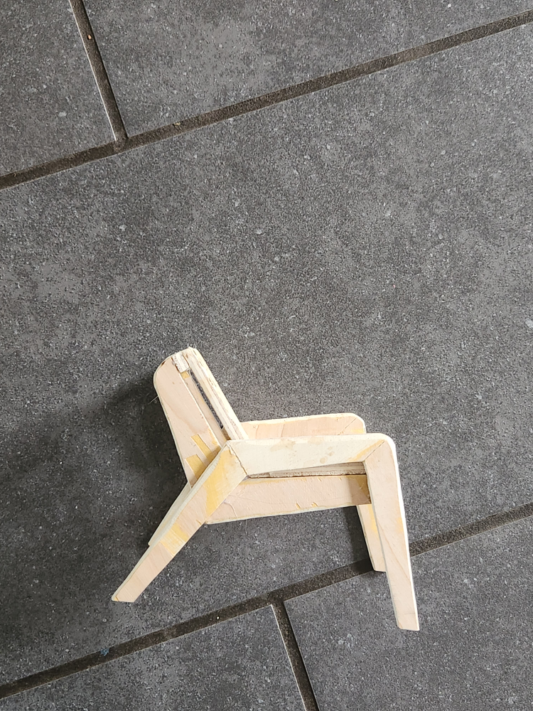 Miniature Wooden Chair - photo 2