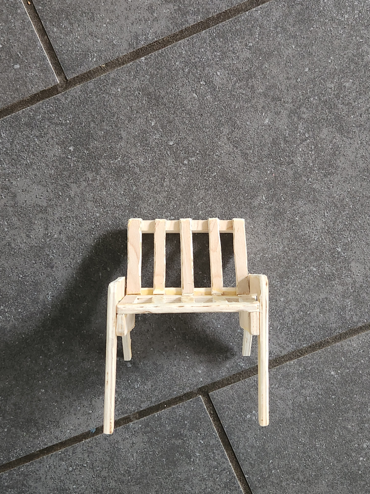 Miniature Wooden Chair - photo 3