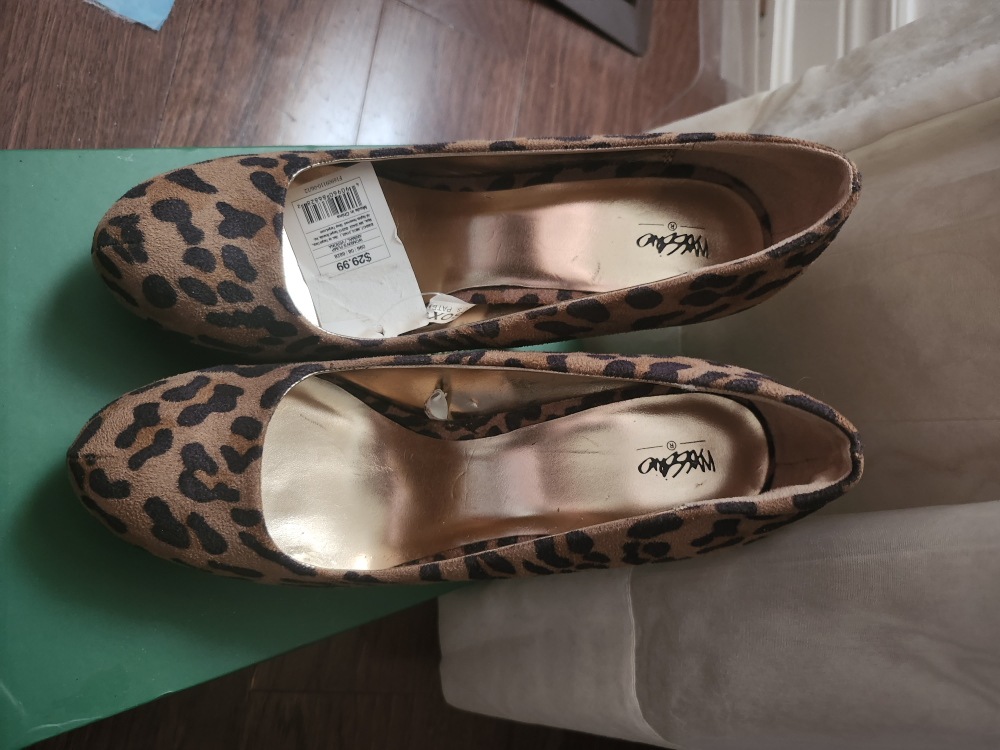 Mossimo Animal Print Heels - Size 8