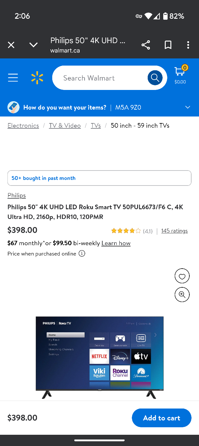 Philips 50" 4K UHD LED Roku Smart TV - photo 5