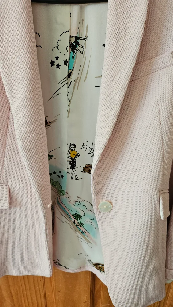 Zara Woman Pink Blazer - Size XS image indicator(4)