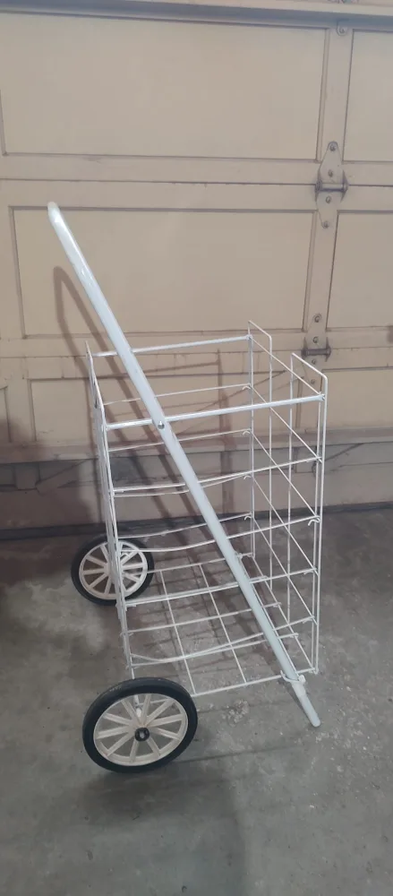 White Wire Cart